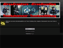 Tablet Screenshot of diveadventure-diveeducation.blogspot.com