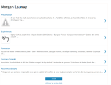 Tablet Screenshot of morganlaunay.blogspot.com
