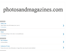 Tablet Screenshot of photosandmagazines.blogspot.com