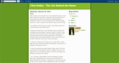 Desktop Screenshot of clintkelley-thelifebehindthename.blogspot.com