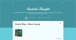 Desktop Screenshot of feastforthought.blogspot.com