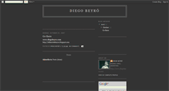 Desktop Screenshot of diegobeyro.blogspot.com