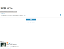 Tablet Screenshot of diegobeyro.blogspot.com