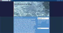 Desktop Screenshot of cryerpools.blogspot.com