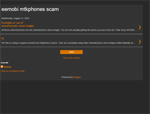 Tablet Screenshot of eemobi-scam.blogspot.com