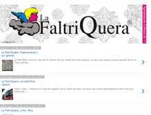 Tablet Screenshot of lafaltriqueraperu.blogspot.com