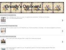 Tablet Screenshot of grandyscupboard.blogspot.com