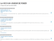 Tablet Screenshot of laviedunjoueurdepoker.blogspot.com