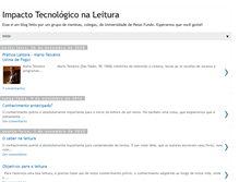 Tablet Screenshot of leitortecnologico.blogspot.com