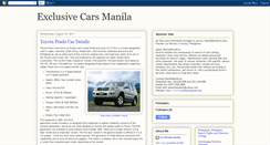 Desktop Screenshot of exclusivecarsmanila.blogspot.com