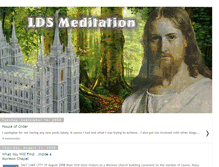 Tablet Screenshot of ldsmeditation.blogspot.com