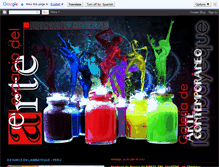 Tablet Screenshot of elespaciodelarte-peru.blogspot.com