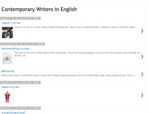 Tablet Screenshot of contemporarywritersinenglish.blogspot.com