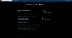 Desktop Screenshot of angeliquelandry.blogspot.com