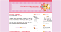 Desktop Screenshot of lisaslovelycreations.blogspot.com