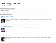 Tablet Screenshot of lisaslovelycreations.blogspot.com