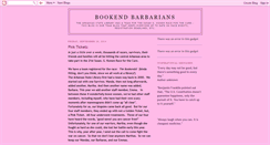 Desktop Screenshot of bookendbarbarians.blogspot.com