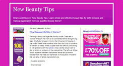 Desktop Screenshot of newbeauty-tips.blogspot.com