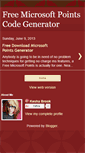 Mobile Screenshot of getfreemicrosoftpointscode.blogspot.com