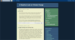 Desktop Screenshot of climatescienceskeptic.blogspot.com