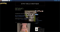 Desktop Screenshot of gypsybelleboutique.blogspot.com