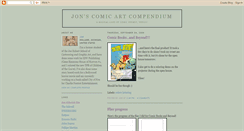 Desktop Screenshot of jons-comic-art-compendium.blogspot.com