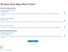 Tablet Screenshot of guns-on-crime.blogspot.com