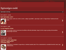 Tablet Screenshot of egeszsegescsoki.blogspot.com
