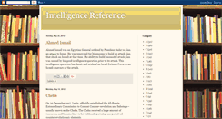 Desktop Screenshot of intelligenceref.blogspot.com