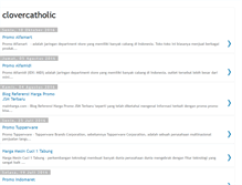 Tablet Screenshot of clovercatholic.blogspot.com