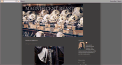 Desktop Screenshot of magnificentbeasts.blogspot.com
