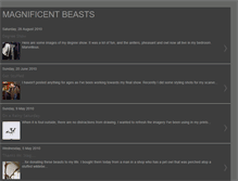 Tablet Screenshot of magnificentbeasts.blogspot.com