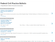 Tablet Screenshot of federalcivilpracticebulletin.blogspot.com