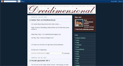 Desktop Screenshot of dreidimensional.blogspot.com