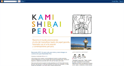 Desktop Screenshot of kamishibaiperu.blogspot.com