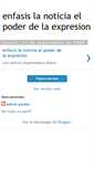 Mobile Screenshot of enfasislanoticia.blogspot.com