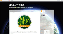 Desktop Screenshot of juegoypares.blogspot.com