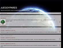 Tablet Screenshot of juegoypares.blogspot.com