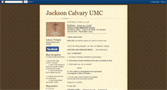 Desktop Screenshot of jacksoncalvaryumc.blogspot.com