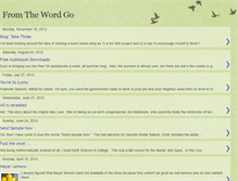 Tablet Screenshot of fromthewordgo.blogspot.com