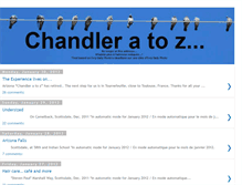 Tablet Screenshot of chandleratoz.blogspot.com