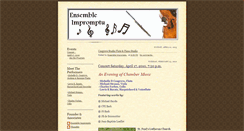 Desktop Screenshot of ensembleimpromptu.blogspot.com