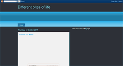 Desktop Screenshot of differentbitesoflife.blogspot.com