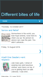 Mobile Screenshot of differentbitesoflife.blogspot.com