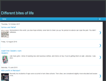 Tablet Screenshot of differentbitesoflife.blogspot.com