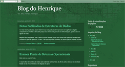 Desktop Screenshot of henriquemarks.blogspot.com