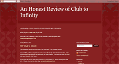 Desktop Screenshot of clubtoinfinityreview.blogspot.com
