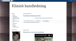 Desktop Screenshot of kliniskhandledning.blogspot.com