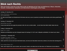 Tablet Screenshot of blicknachrechts.blogspot.com