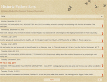 Tablet Screenshot of historicpathwalkers.blogspot.com